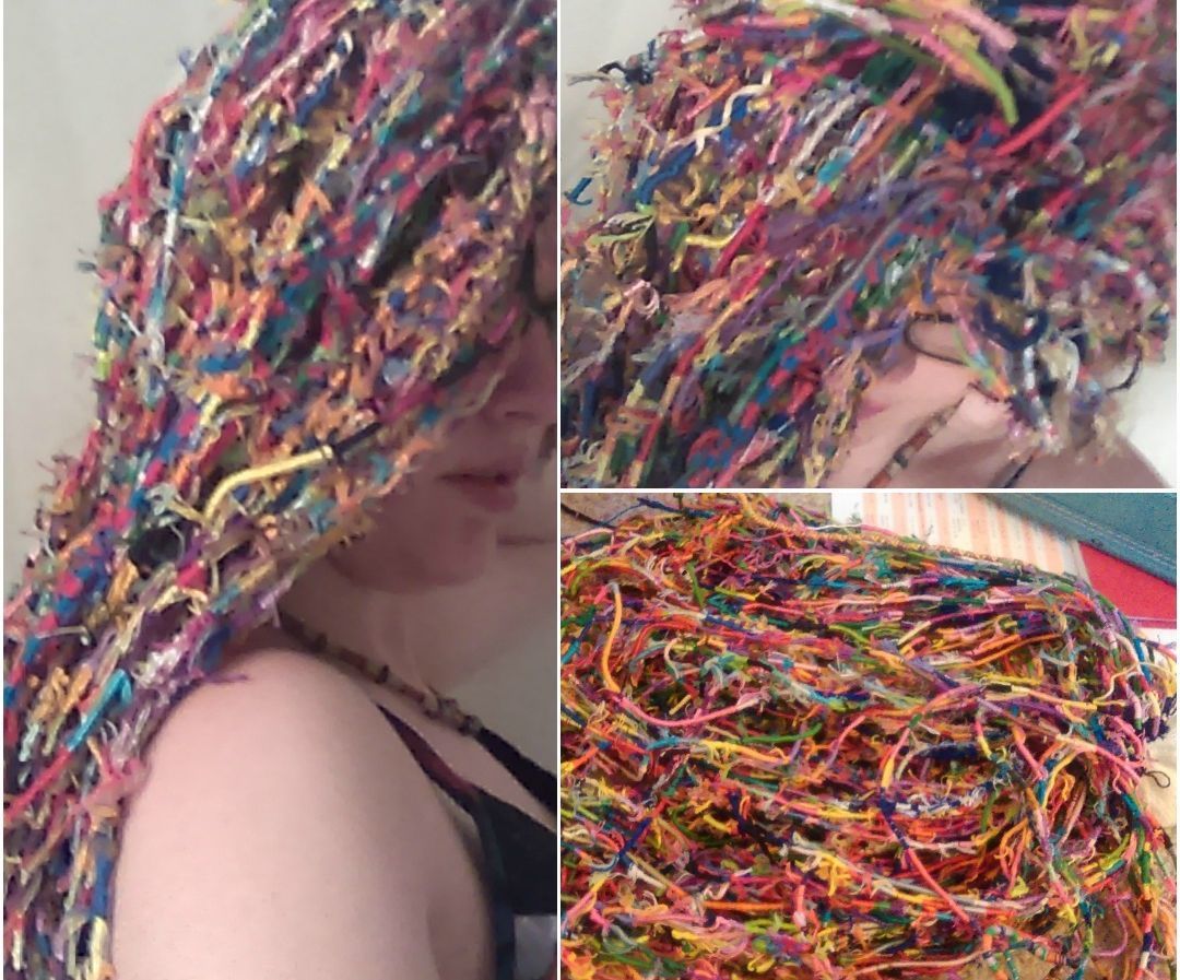 Hair Wrap Hat From Scraps of Bracelets (Without Using Your Real Hair)  