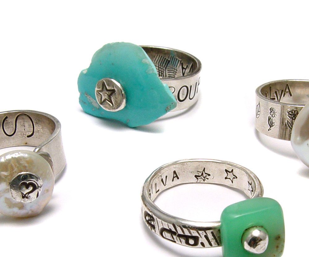 Ring Tutorial - Riveted Rock Band From Beaducation - Step by Step Jewelry Making Video Tutorials