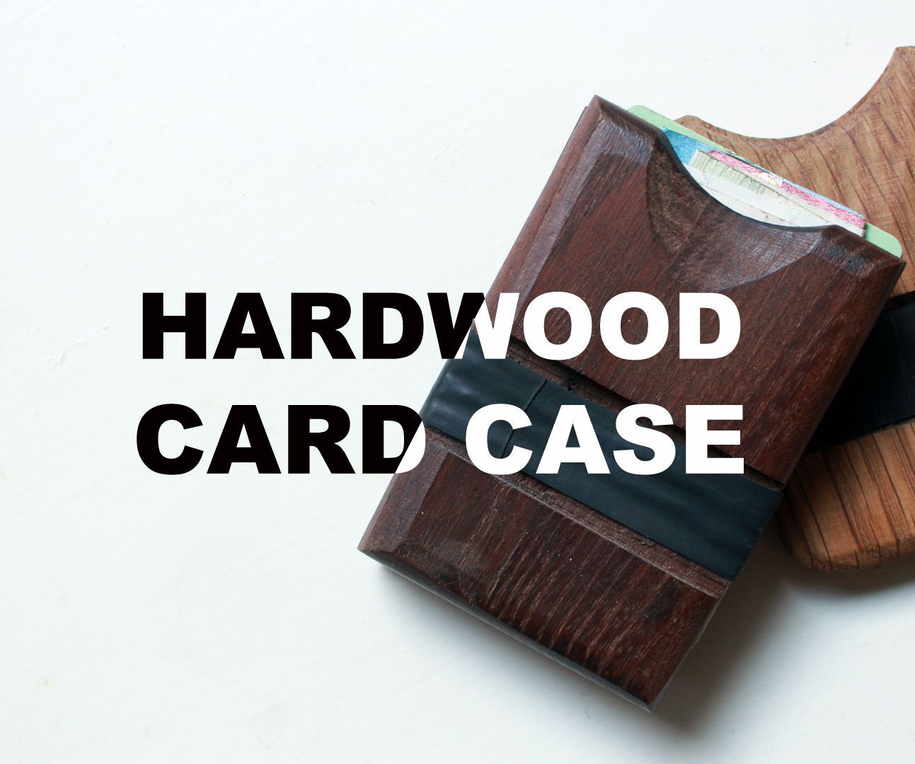 Hardwood Card Case