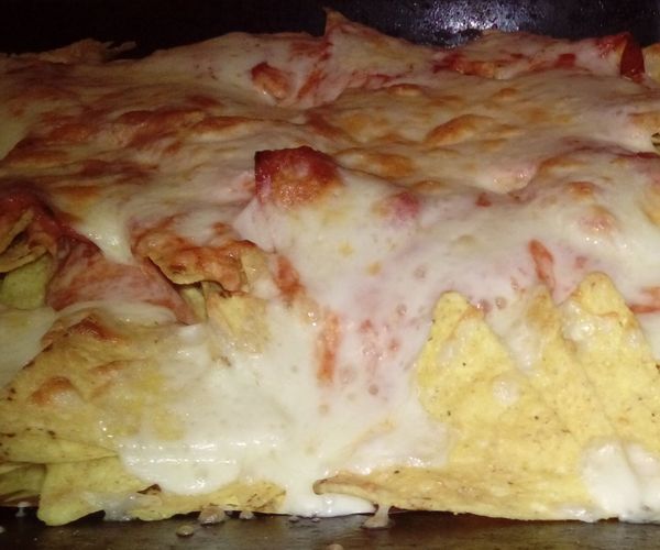 Nacho-pizza