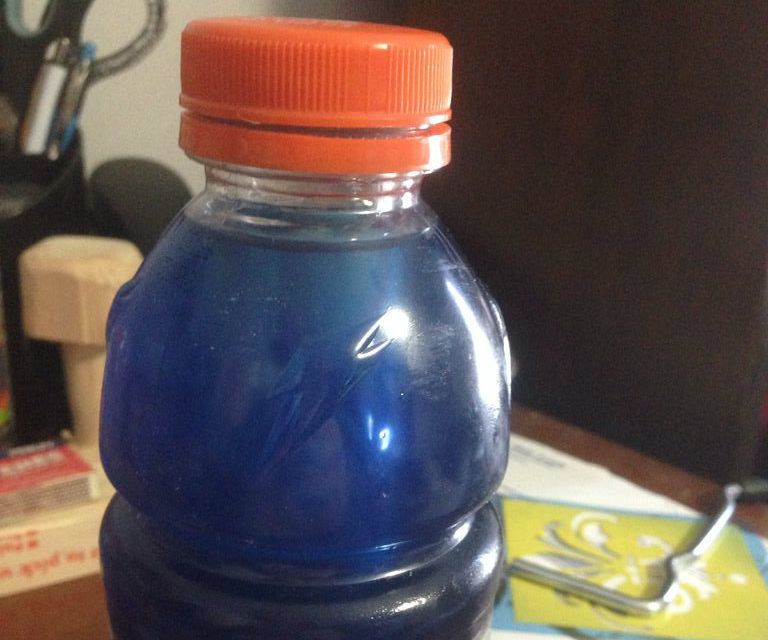 Hidden Compartment in Gatorade Bottle