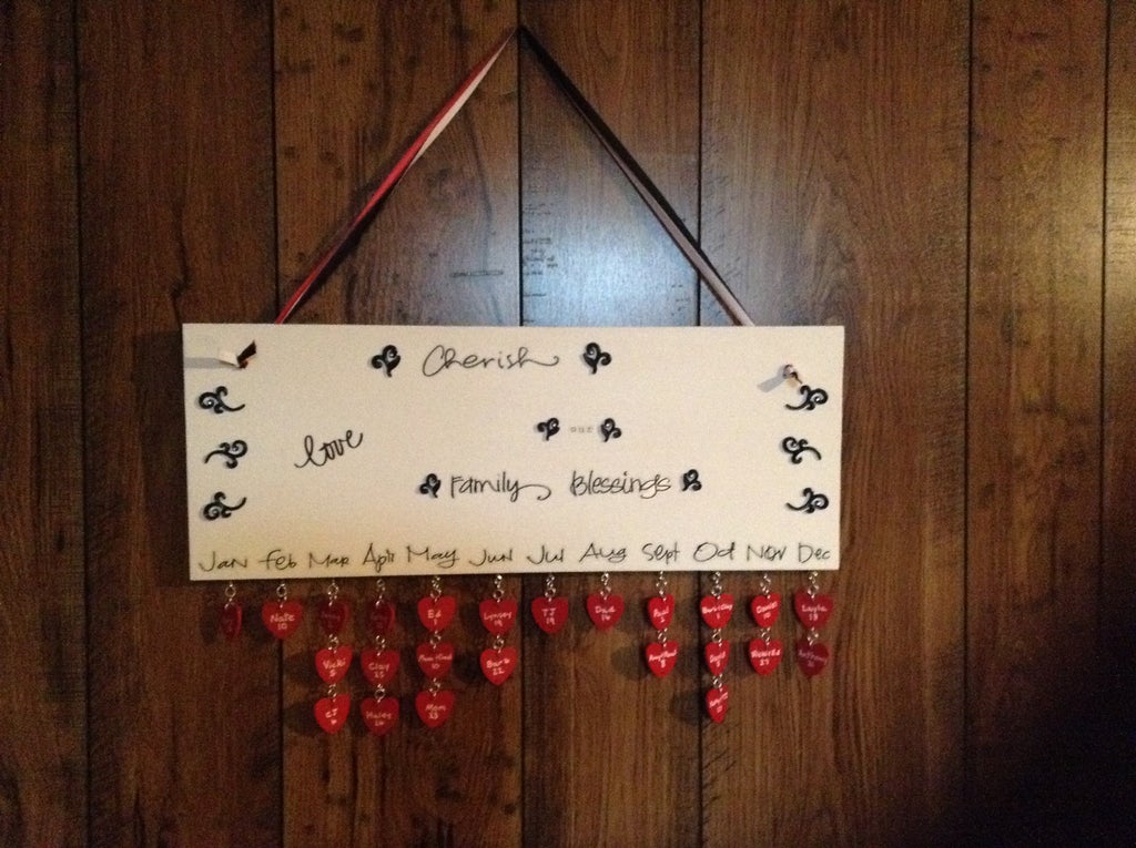 Hanging Birthday Calendar 7 Steps (with Pictures) Instructables
