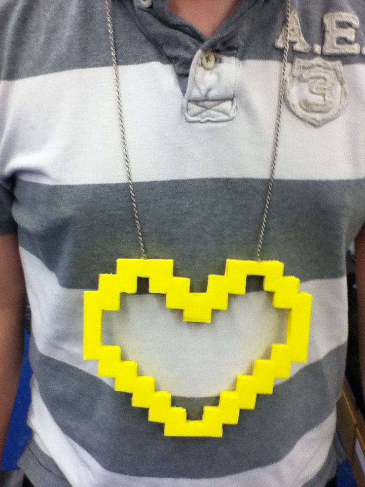 How to Make a LMFAO Heart Necklace