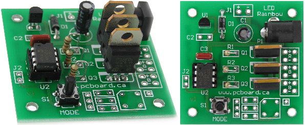 LED Rainbow - RGB LED PWM Controller Construction - Easy to Build : 15 ...