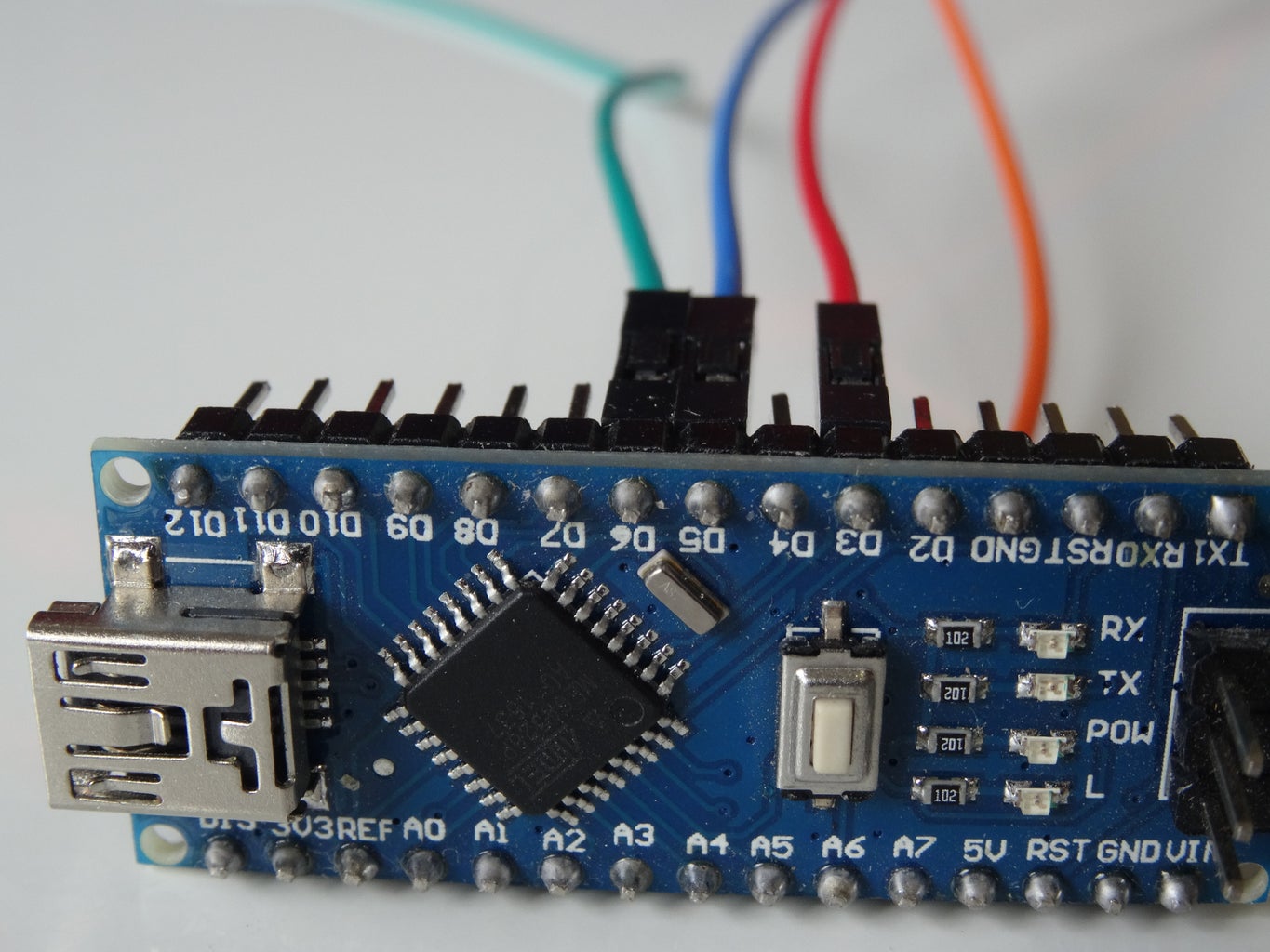 Connect the RGB LED to Arduino