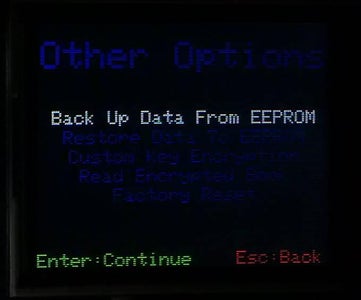 Back Up Data From EEPROM