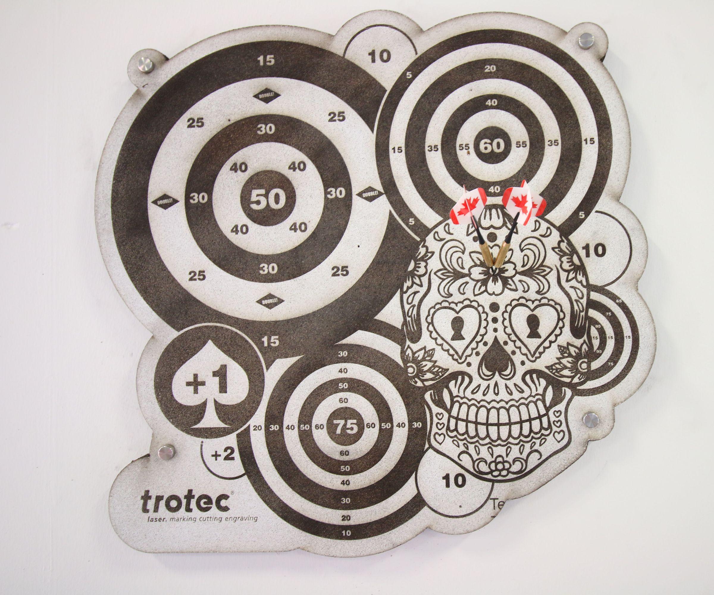Custom Dart Board | Laser Engraved Cork Dartboard