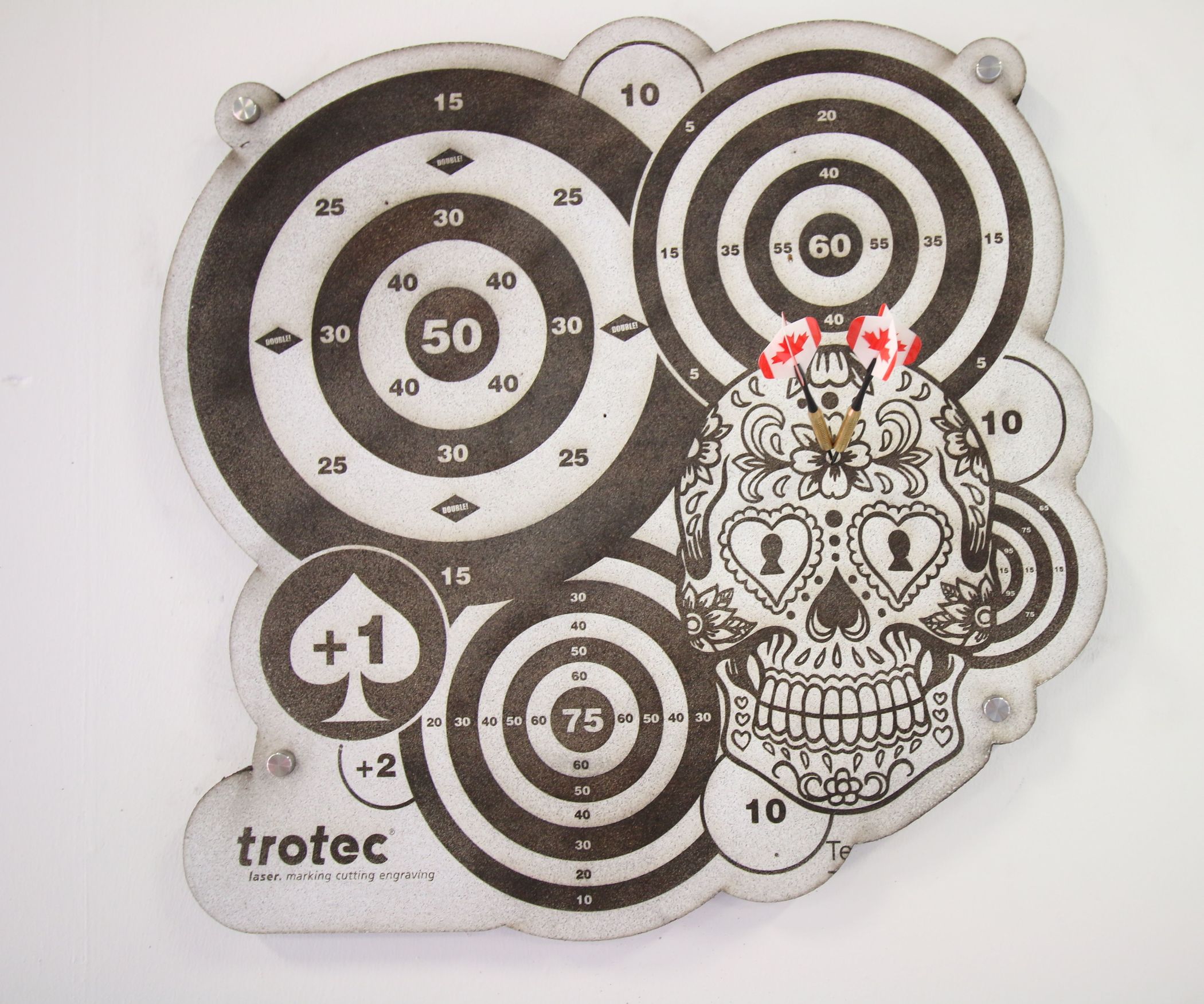 Custom Dart Board Laser Engraved Cork Dartboard 5 Steps (with