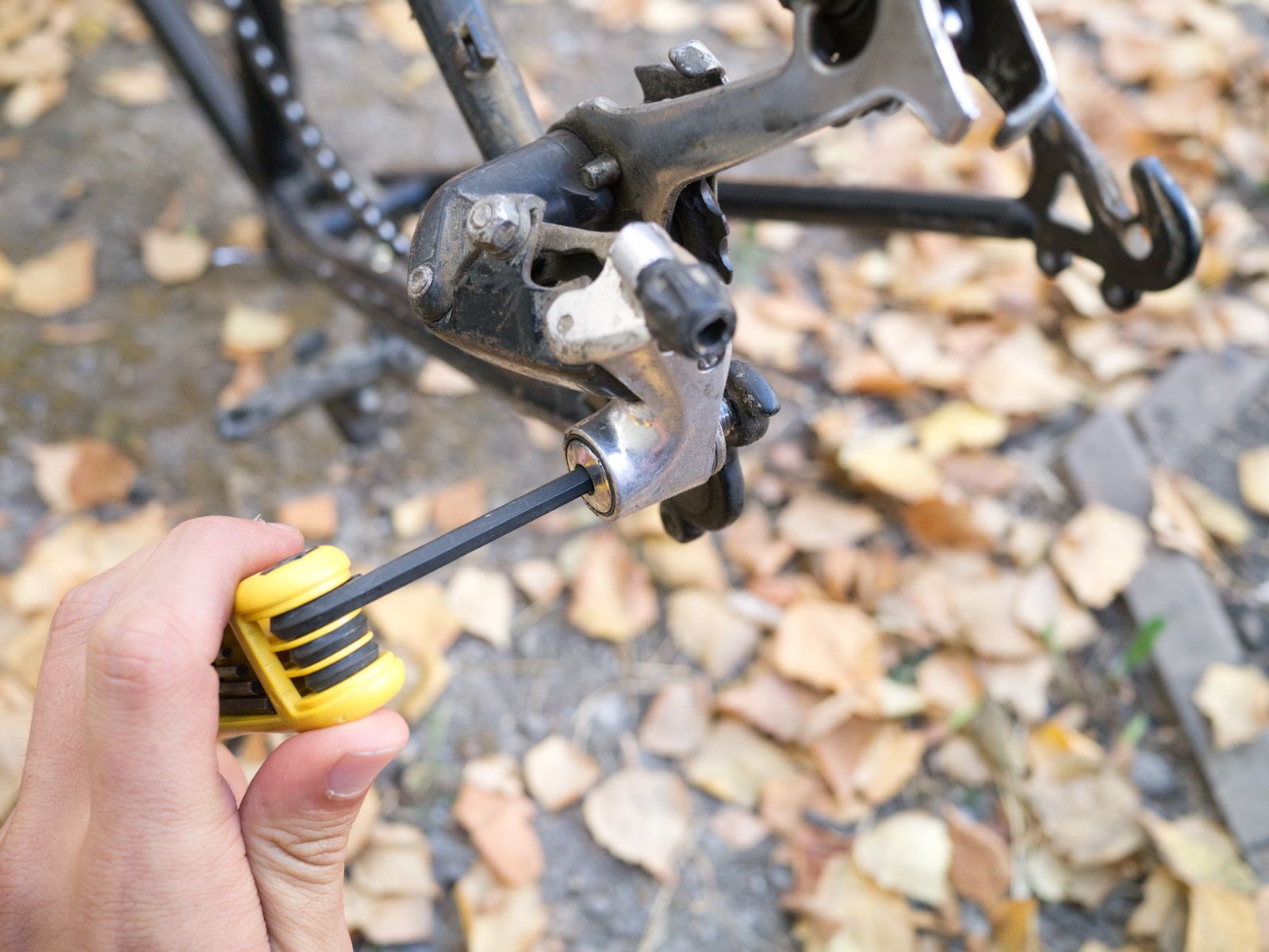 removing paint from a bike frame