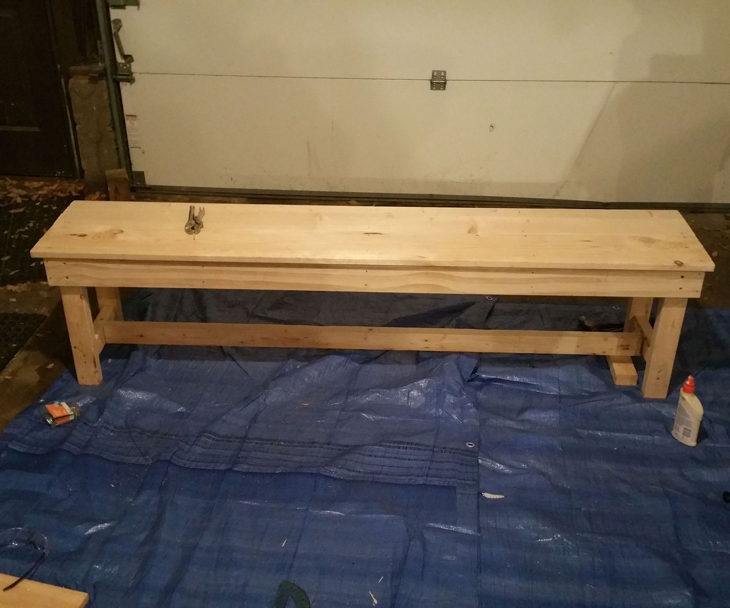 Wooden Bench Under $50