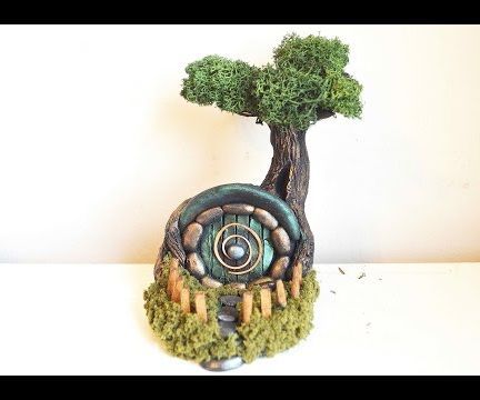 DIY Hobbit Fairy House Sculpt in Polymer Clay