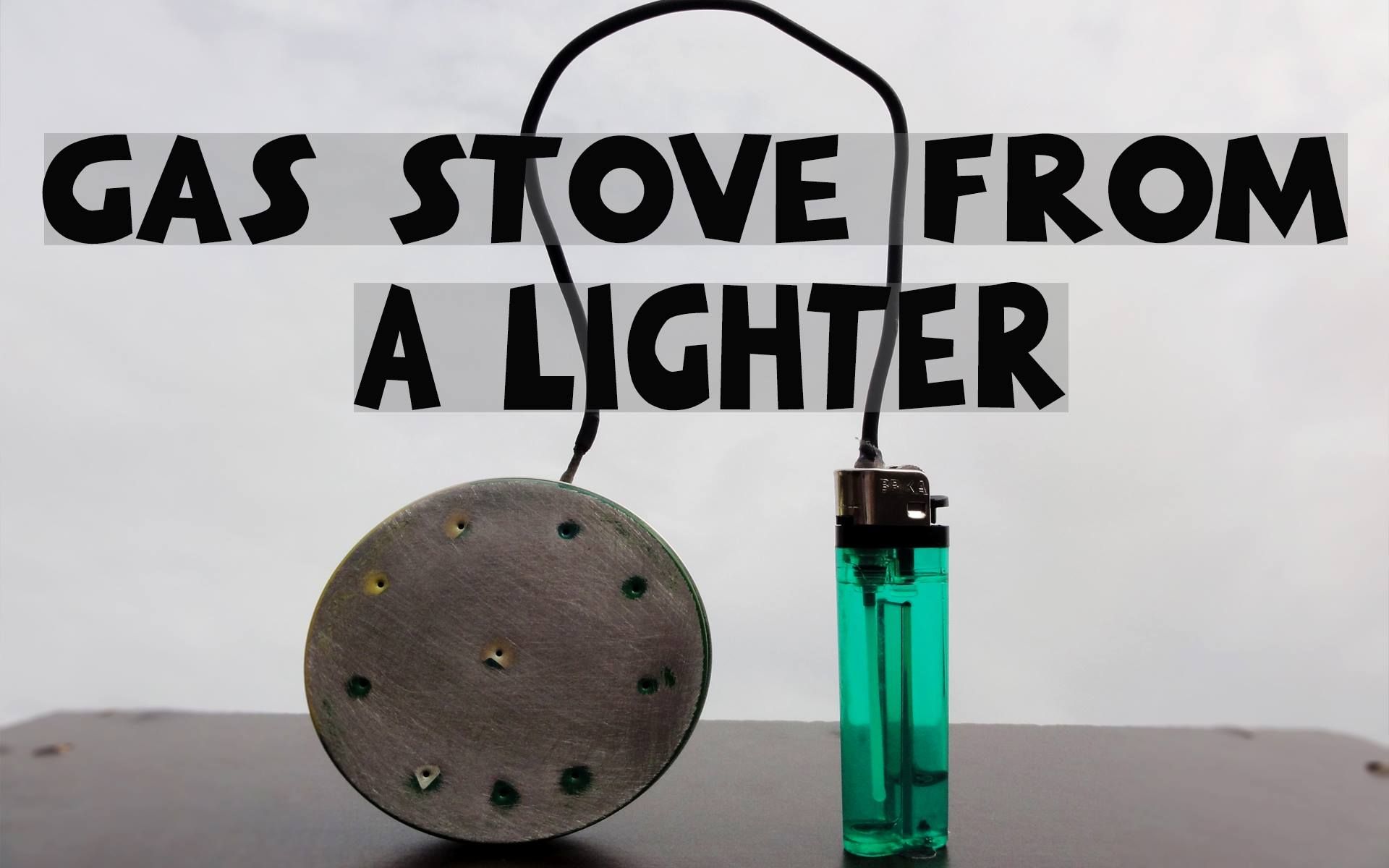 Make Gas Stove From a Lighter (Life Hacks). Instructables