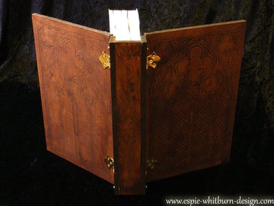 Engraved Book, Book of Shadows, Grimoire, Journal, Notebook, Visual Diary