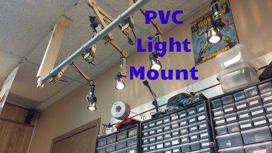PVC Articulating Lights Mount 