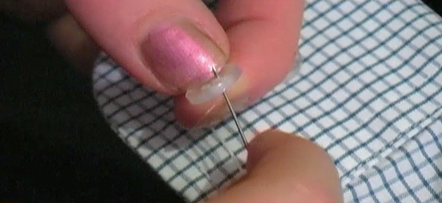 How to Sew a Button Back On
