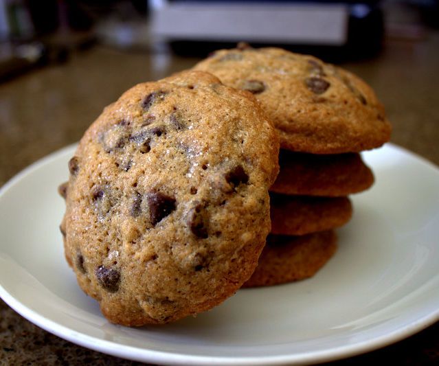 Browned Butter Sea Salt Chocolate Chip Cookies