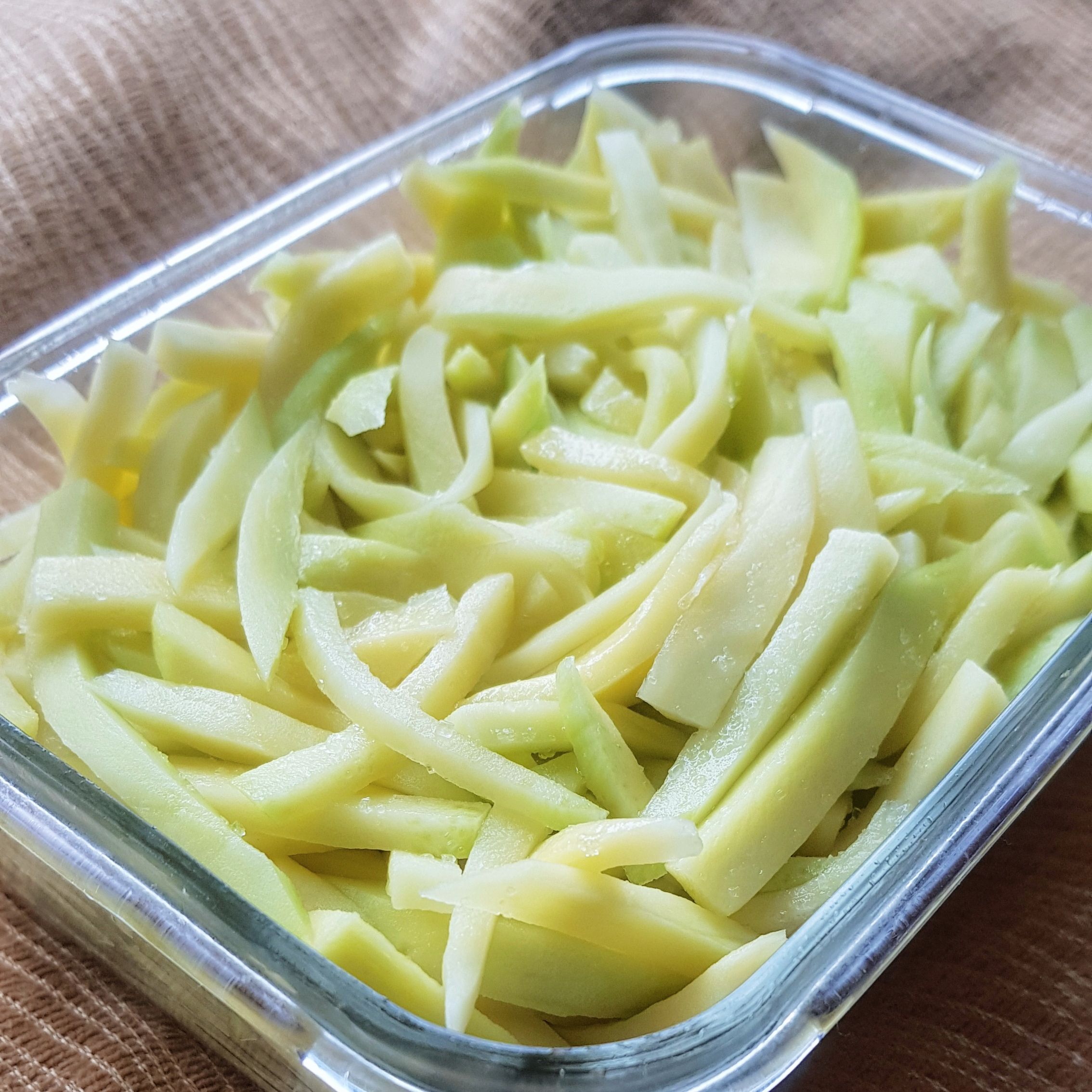 Asian Recipes Crunchy Green Mango Pickles (Jeruk Mangga) 8 Steps