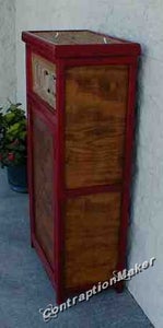 Commercial Trashcan W/Ashtray