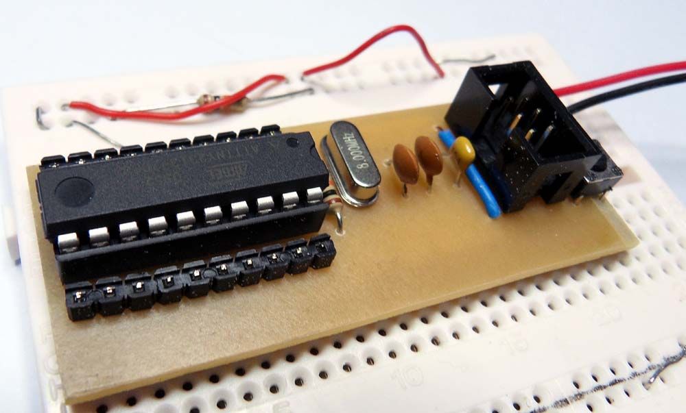 Make a Breadboard Adapter for Your AVR Microcontroller