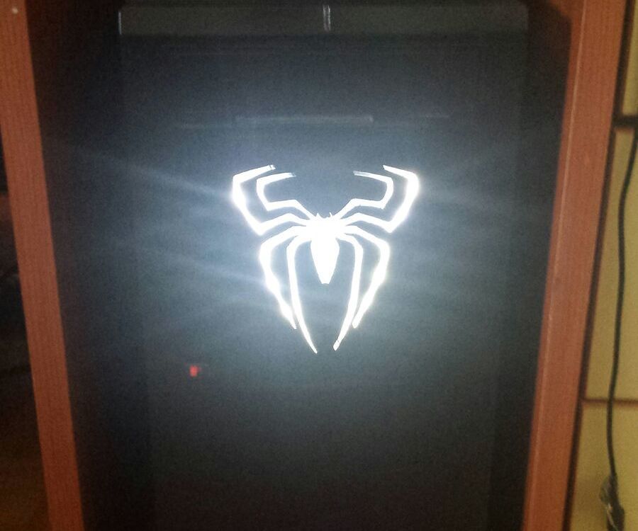 LED PC case mod