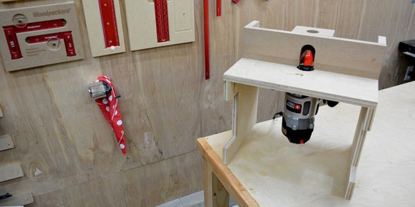 How to Build a Portable Router Table | DIY Woodworking Shop Project ...