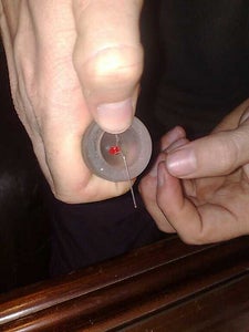 Putting LEDs in the Pieces.