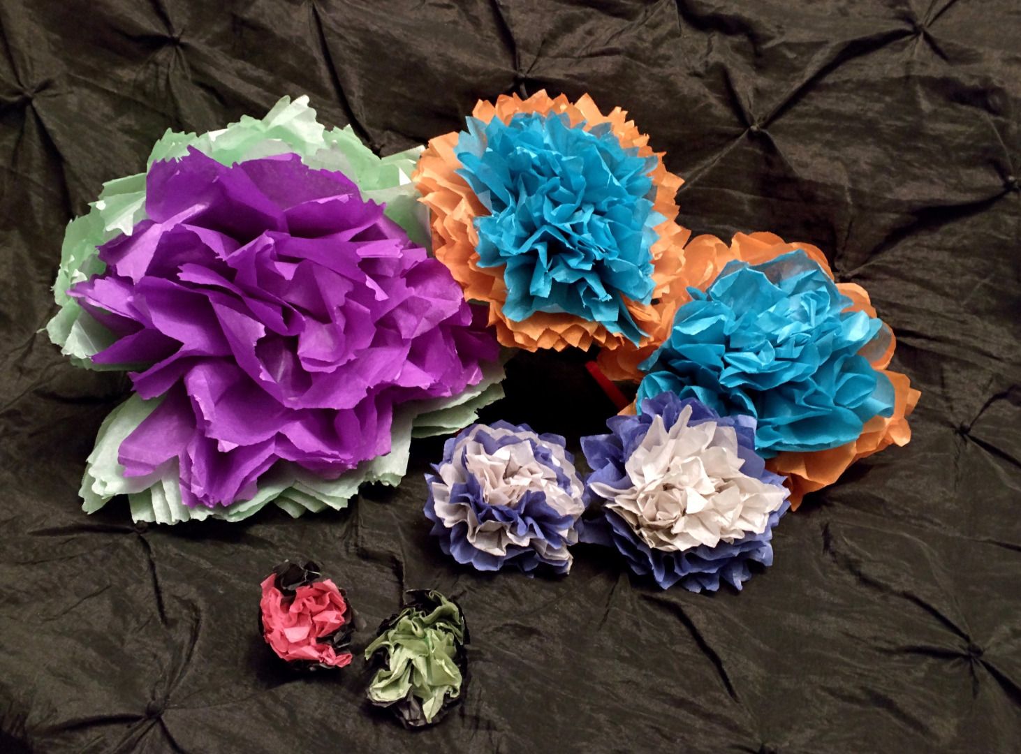 Colorful Paper Flowers 7 Steps (with Pictures) Instructables