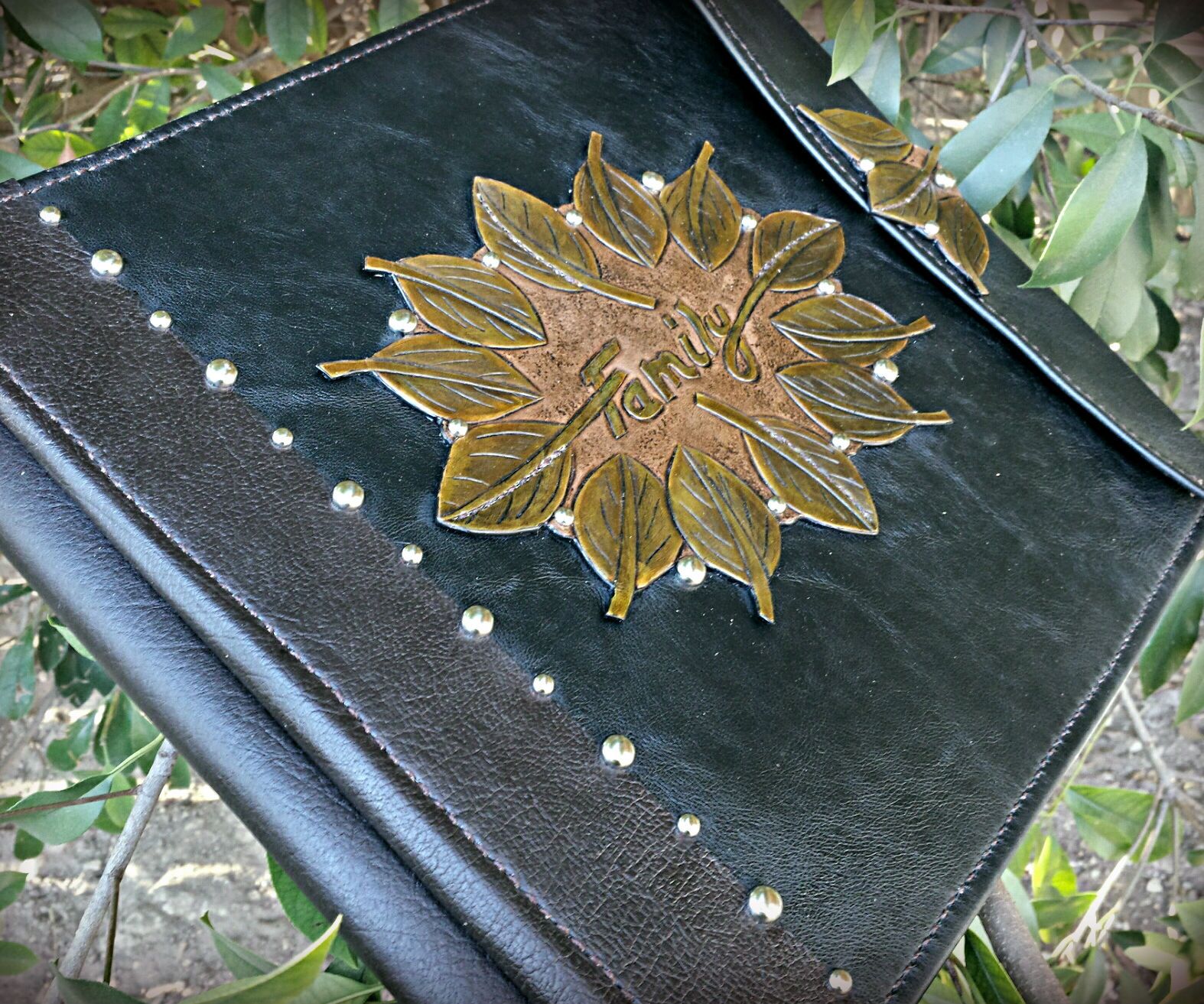 DIY Leather Memory Book