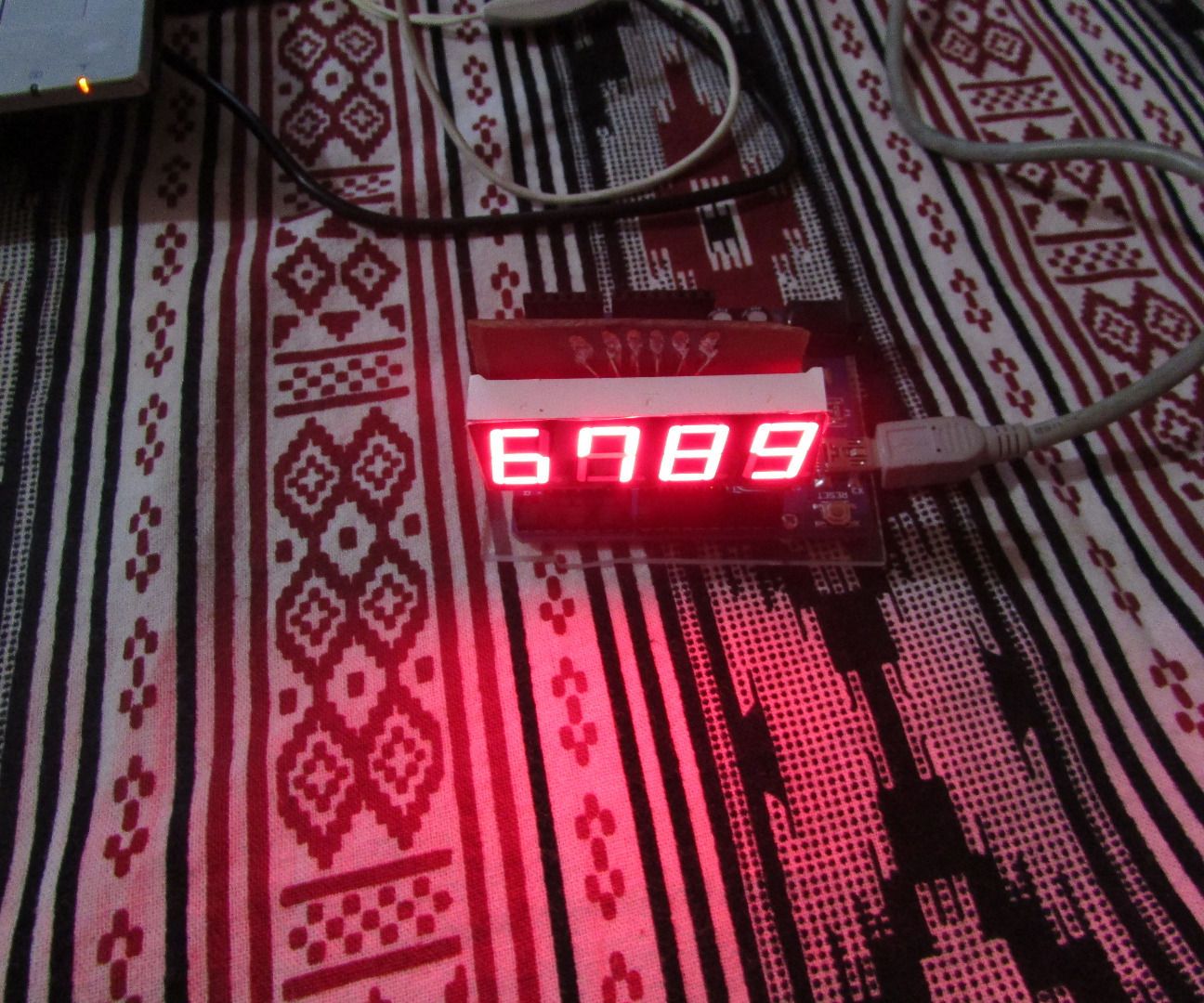 How to deal with 4 digit 7 segment display 