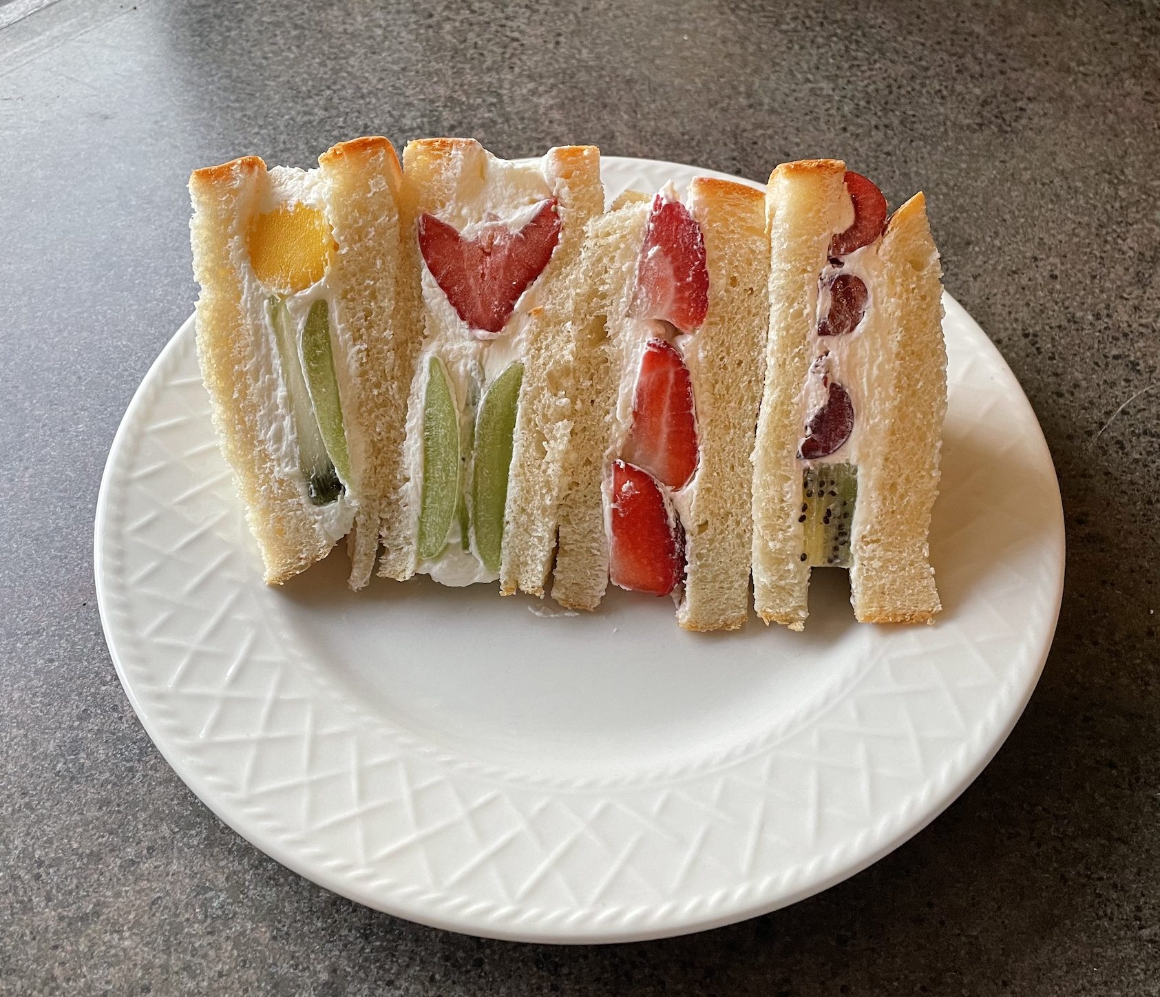 Japanese Fruit Sandos!