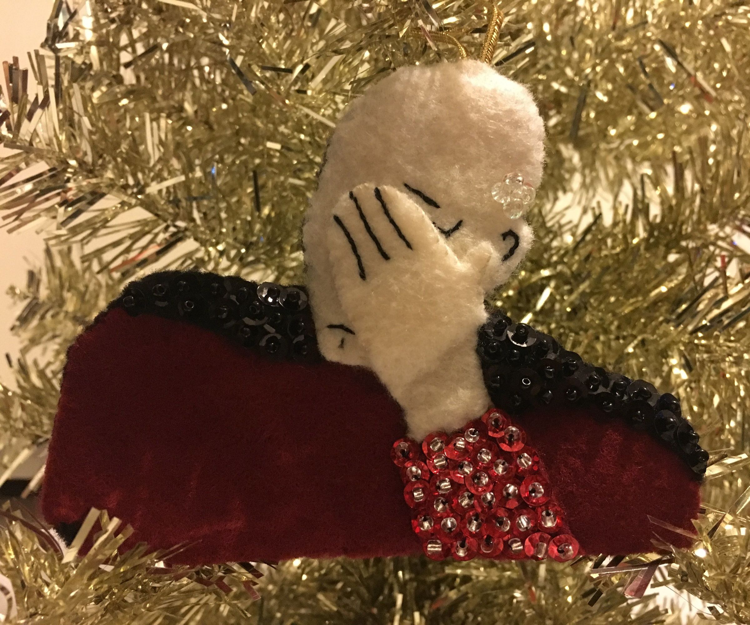Facepalm Christmas Ornament