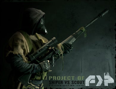 Sniper Character Rifle Prop - DRS1 AUGER
