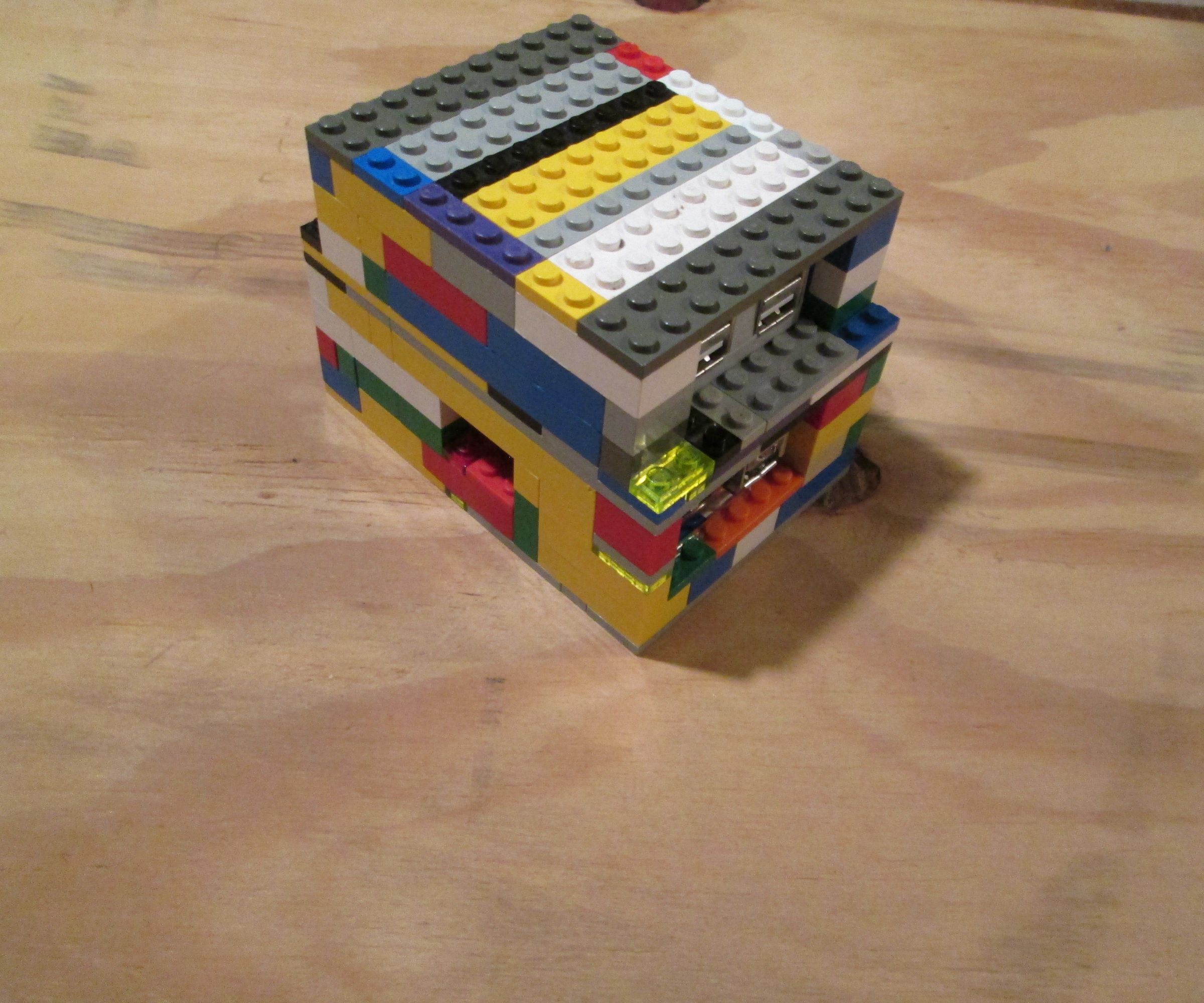 DIY Lego Raspberry Pi + Usb Hub Case