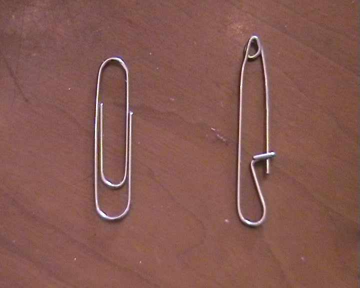 Make a Safety Pin From a Paperclip! (with Pictures) Instructables