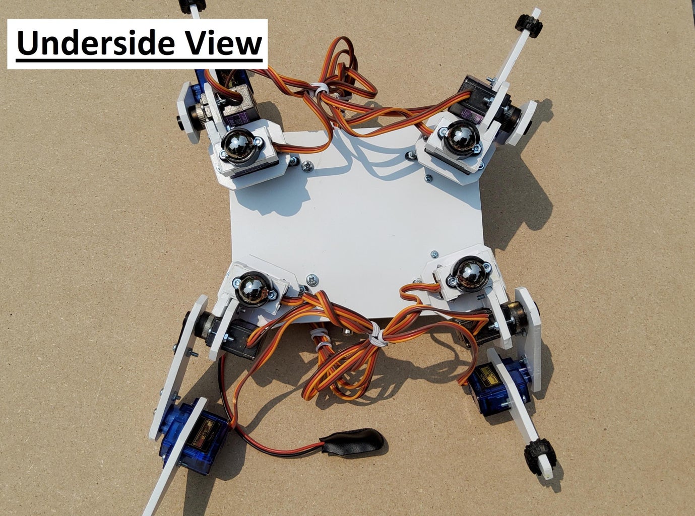 Arduino Quadruped Robot: Walks, Skims & Grips : 13 Steps (with Pictures ...