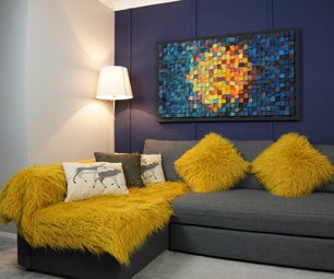 Wooden Blocks Wall Art