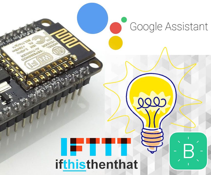 GOOGLE ASSISTANT CONTROLLED SWITCH USING NODEMCU 