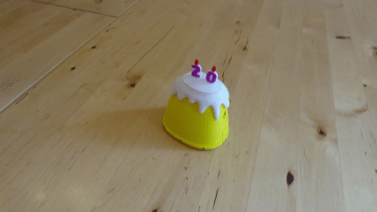 Transformable Instructables Robot Cake