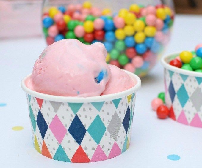 How to Make Bubble Gum Ice Cream