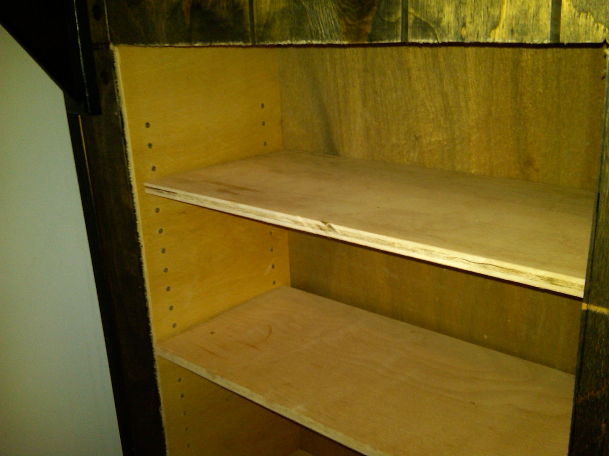 Making More Cabinet Space Under a Bar Counter