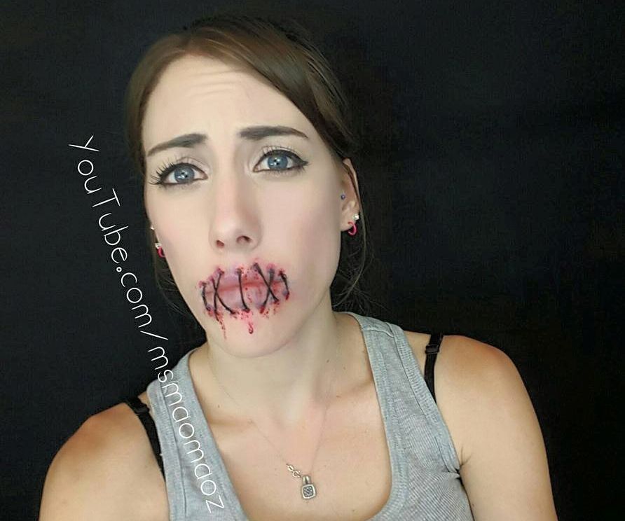 Stitched Up Lips - Sfxmakeup