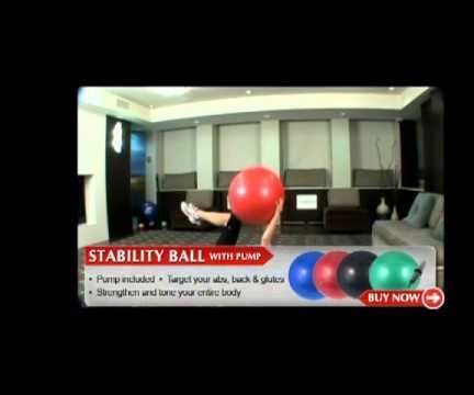 Dead Bug With Stability Ball Exercise