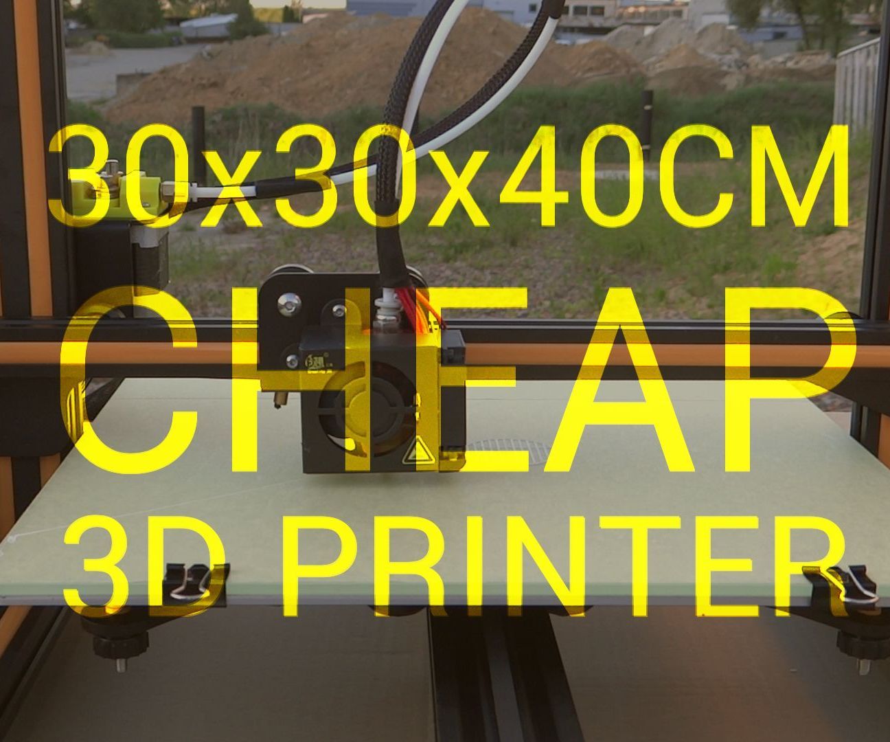 Creality CR10 - Cheap 30x30x40cm 3D Printer