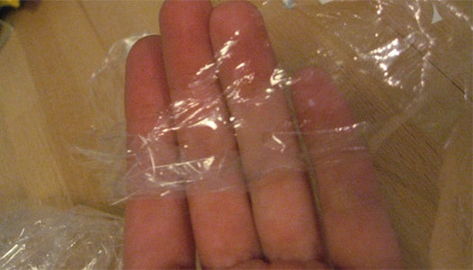 Cut and Wind Your Saran Wrap