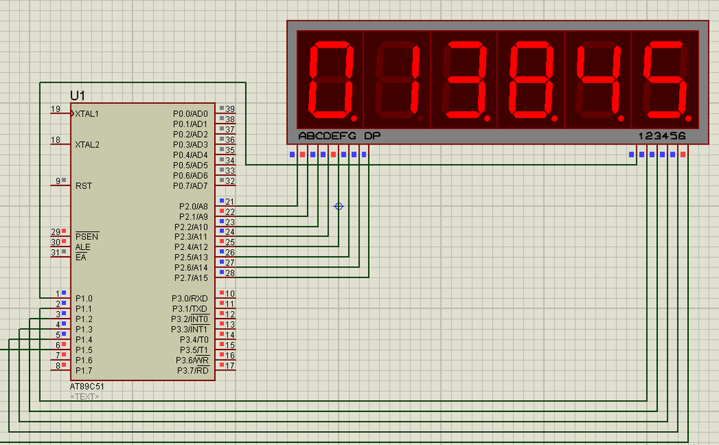 7 Segment Display Interfacing With 8051 Microcontroller