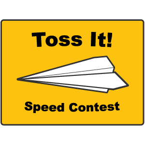How to Enter  the Toss It! Speed Contest