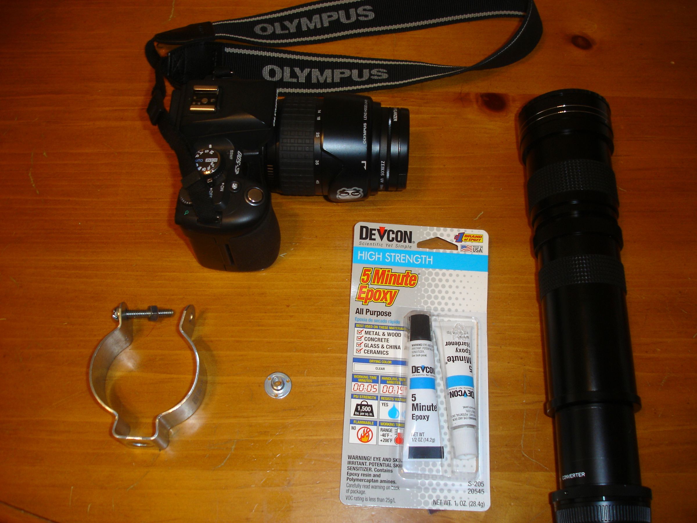 Under 2 Telephoto Lens Tripod Mount 4 Steps Instructables