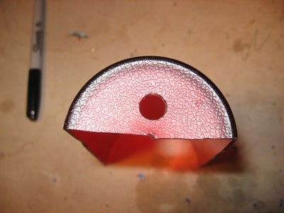 Drill Holes in the Middle of Glasses.