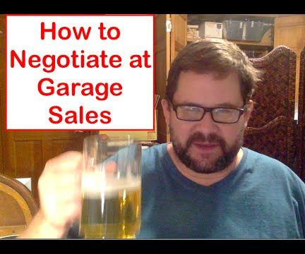 How to Negotiate at Garage Sales