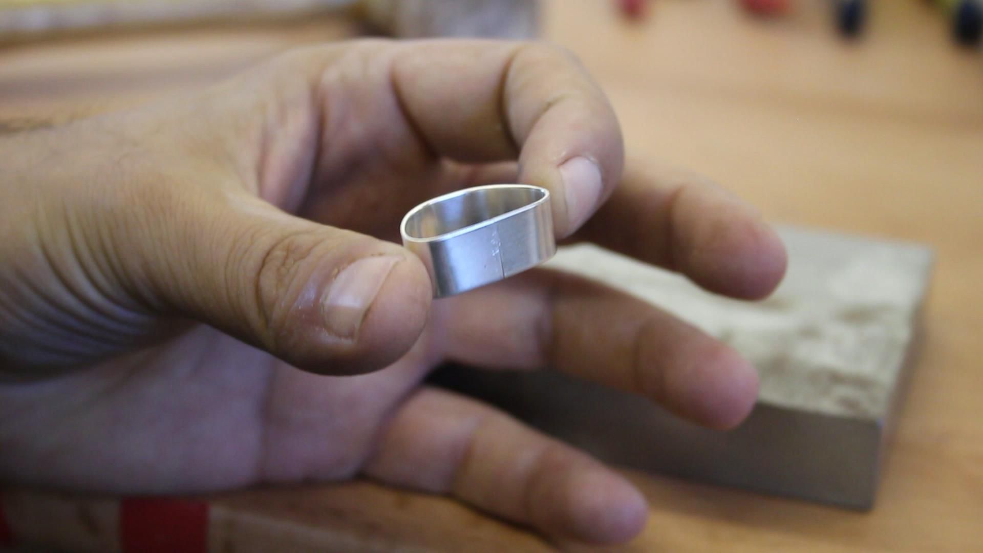 Damascus Steel and Silver Spinner Ring 11 Steps (with Pictures) Instructables